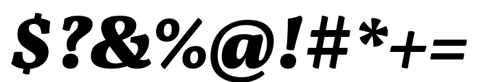 Vollkorn 900italic Font OTHER CHARS