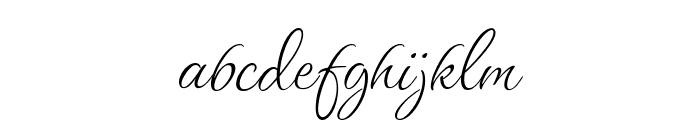 Waterfall Regular Font LOWERCASE