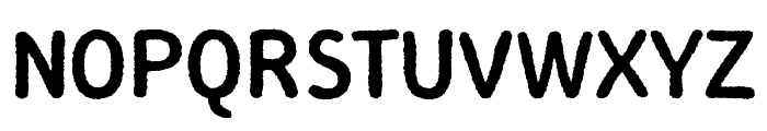 Winky Rough 500 Font UPPERCASE