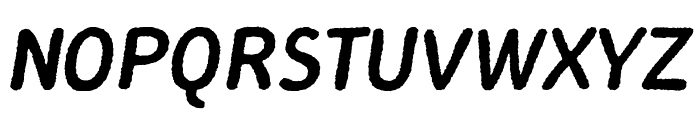Winky Rough 500italic Font UPPERCASE