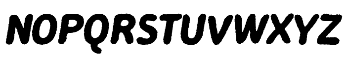 Winky Rough 700italic Font UPPERCASE