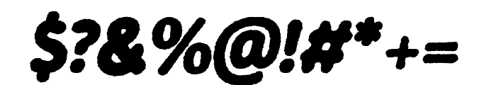 Winky Rough 800italic Font OTHER CHARS
