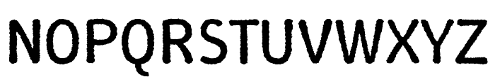 Winky Rough Regular Font UPPERCASE