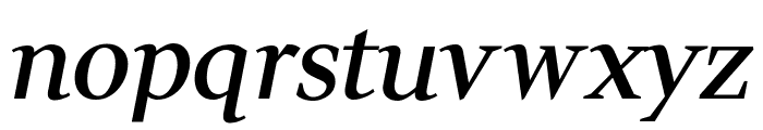 Wittgenstein 500italic Font LOWERCASE