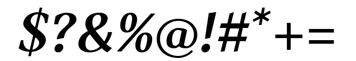 Wittgenstein 600italic Font OTHER CHARS