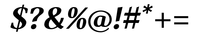 Wittgenstein 700italic Font OTHER CHARS