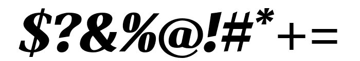 Wittgenstein 900italic Font OTHER CHARS