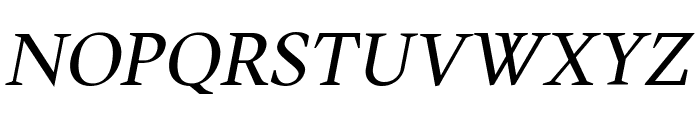 Wittgenstein Italic Font UPPERCASE