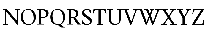 Wittgenstein Regular Font UPPERCASE