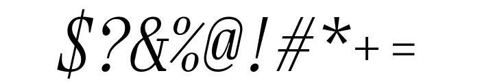 Xanh Mono Italic Font OTHER CHARS
