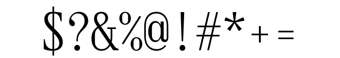 Xanh Mono Regular Font OTHER CHARS