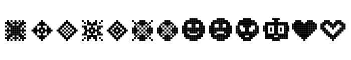 Yarndings 12 Regular Font LOWERCASE