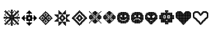 Yarndings 20 Regular Font LOWERCASE