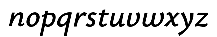 Ysabeau 600italic Font LOWERCASE