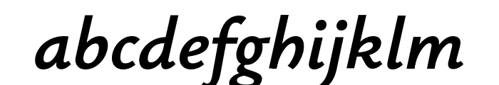 Ysabeau 700italic Font LOWERCASE