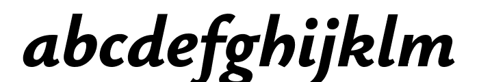 Ysabeau 800italic Font LOWERCASE