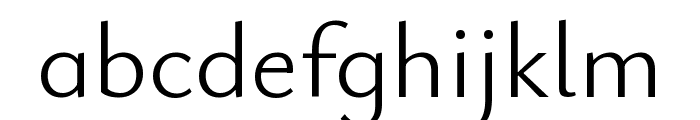 Ysabeau Infant 300 Font LOWERCASE