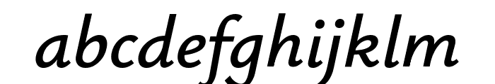 Ysabeau Infant 600italic Font LOWERCASE