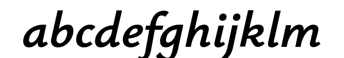 Ysabeau Infant 700italic Font LOWERCASE