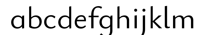 Ysabeau Infant Regular Font LOWERCASE