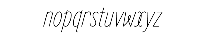 Zen Loop Italic Font LOWERCASE