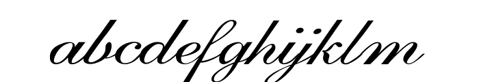 GoldenGate-ExpandedItalic Font LOWERCASE