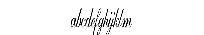 GoldenGate-ExtracondensedItalic Font LOWERCASE