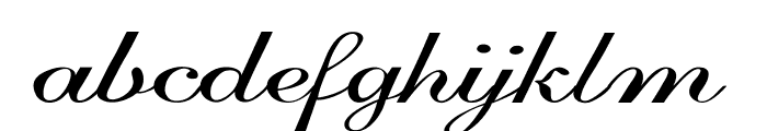 GoldenGate-ExtraexpandedRegular Font LOWERCASE