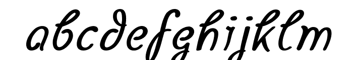 Goldenrod-BoldItalic Font LOWERCASE