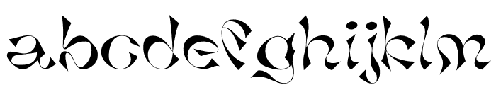 Goliagolia Regular Font LOWERCASE