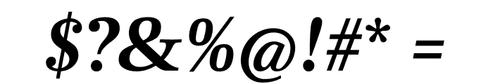 Good Wood Bold Italic Font OTHER CHARS