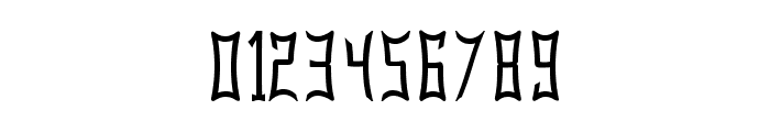 Gorgan-CondensedBold Font OTHER CHARS