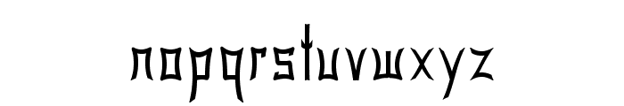 Gorgan-CondensedBold Font LOWERCASE