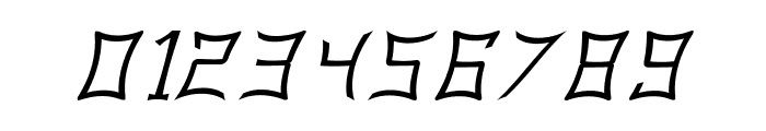 Gorgan-ExpandedItalic Font OTHER CHARS