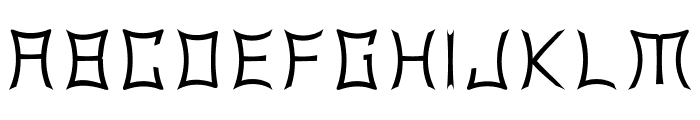 Gorgan-ExpandedRegular Font UPPERCASE