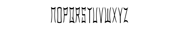 Gorgan-ExtracondensedRegular Font UPPERCASE