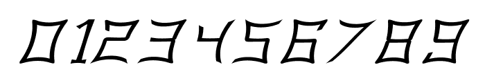 Gorgan-ExtraexpandedItalic Font OTHER CHARS