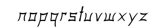 Gorgan-Italic Font LOWERCASE
