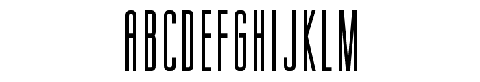 Gorgio Condensed Bold Font UPPERCASE