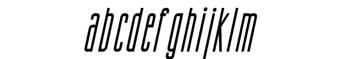 Gorgio Condensed BoldItalic Font LOWERCASE