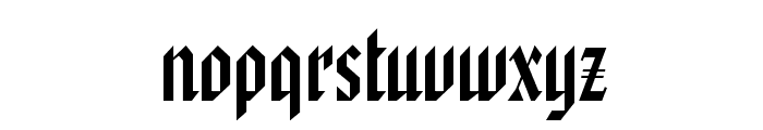 Gothic 32 Normal Font LOWERCASE