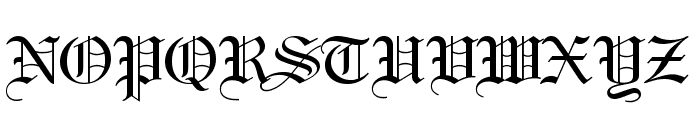 Gothic 57 Normal Font UPPERCASE