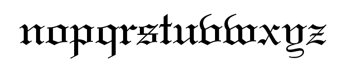 Gothic 57 Normal Font LOWERCASE