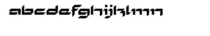 Gothic Gothic Regular Font LOWERCASE