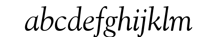 Goudy Old Style Italic BT Font LOWERCASE