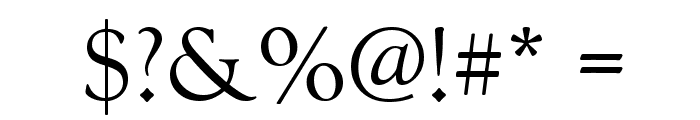 Goudy-Old-Style-Regular Font OTHER CHARS