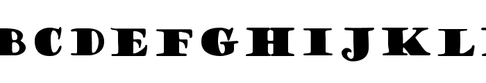 Goudy Stout Font UPPERCASE