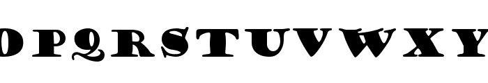 Goudy Stout Font UPPERCASE