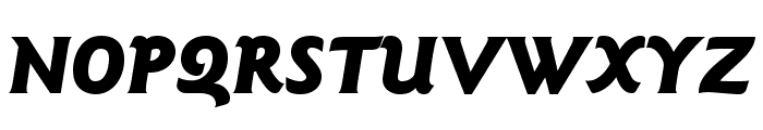 GoudySansStd-BlackItalic Font UPPERCASE