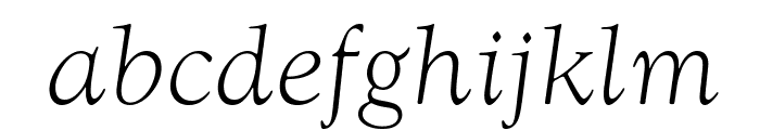 GoudySwaTLig Italic Font LOWERCASE